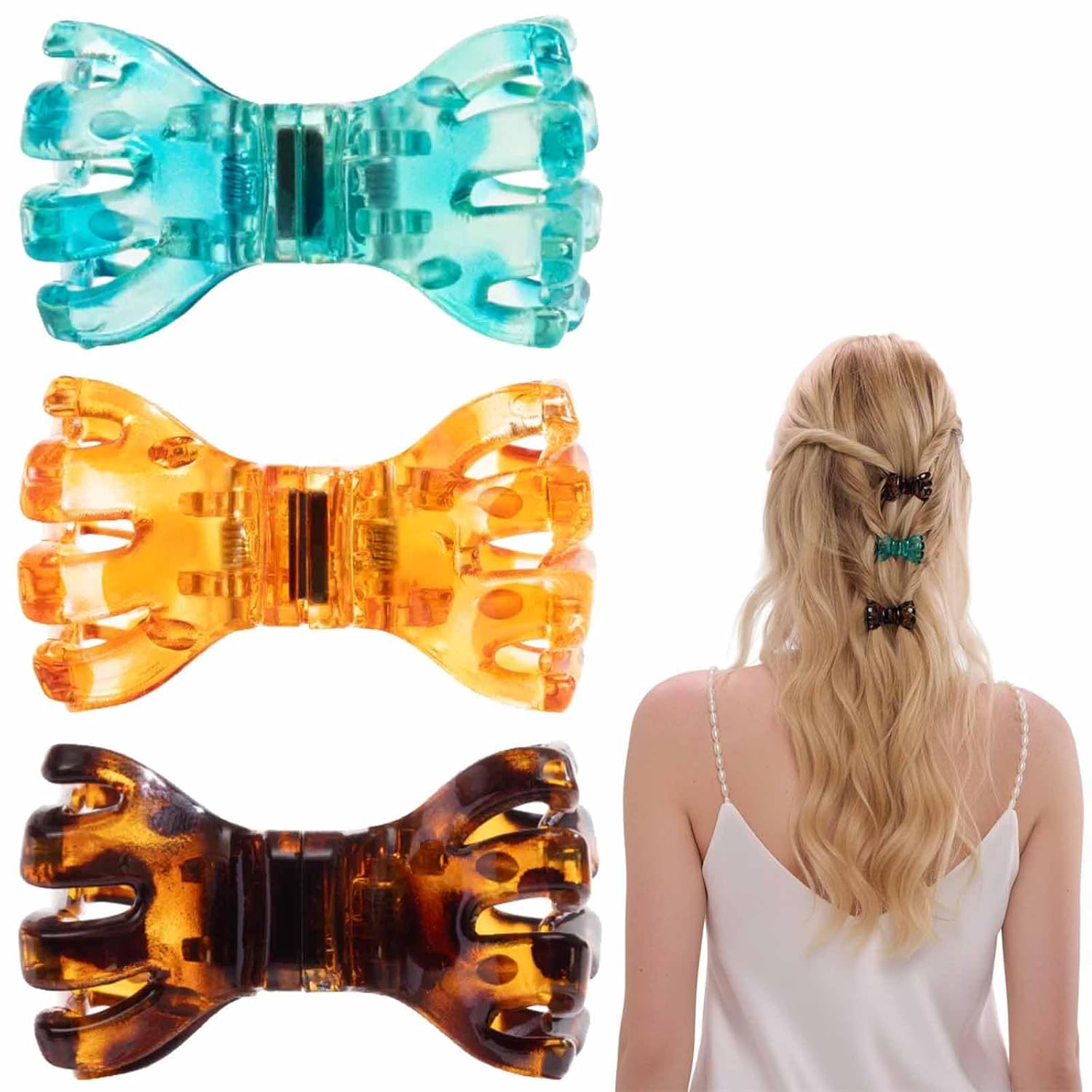 Magnetic Hair Clips, 2026 Strong Hold No-Slip Styling Clips for Women ...