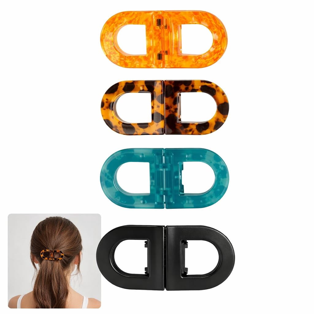 Magnetic Hair Clips - No Crease Magnet Hair Clip for Women, Strong Hold Seamless Magnetic Hair Clip for Sectioning and Styling