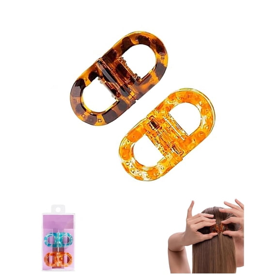 Magnetic Hair Clips  Strong Hold Magnetic Styling Clips, No-Crease Sectioning Clips for Salon, Home & Everyday Hairstyling,Intuitive, Strong Hold, No Slip (2Set)(E)