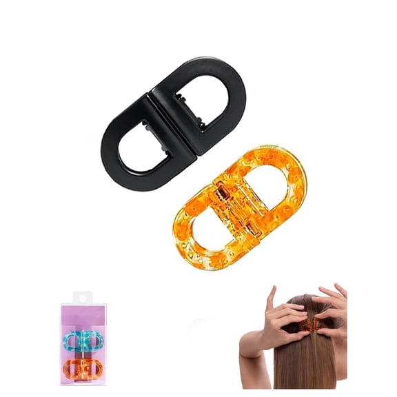 Magnetic Hair Clips Strong Hold Magnetic Styling Clips, No-Crease Sectioning Clips for Salon, Home & Everyday Hairstyling,Intuitive, Strong Hold, No Slip (2Set)(G)