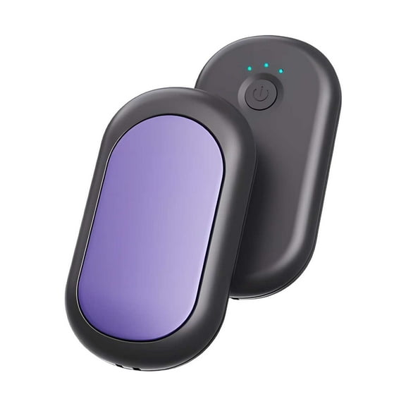 Magnetic Hand Warmer 2-in-1 USB Rechargeable Pocket Mini Instant Heat 3 Temperature Settings Portable for Outdoor Winter Commute Camping Use