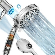 DukLik Magnetic Filtered Shower Head with Handheld 10 Spray Modes Detachable High Pressure Shower Head with 59 inch Hose