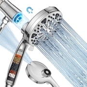 DukLik Magnetic Filtered Shower Head with Handheld 10 Spray Modes Detachable High Pressure Shower Head with 59 inch Hose(Model: 16992)