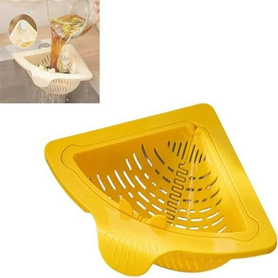 Magnetic & Hangable Sink Filter Basket, Kitchen Drain Catcher with Removable Strainer for Food Scraps, Dishwashing Waste Collector