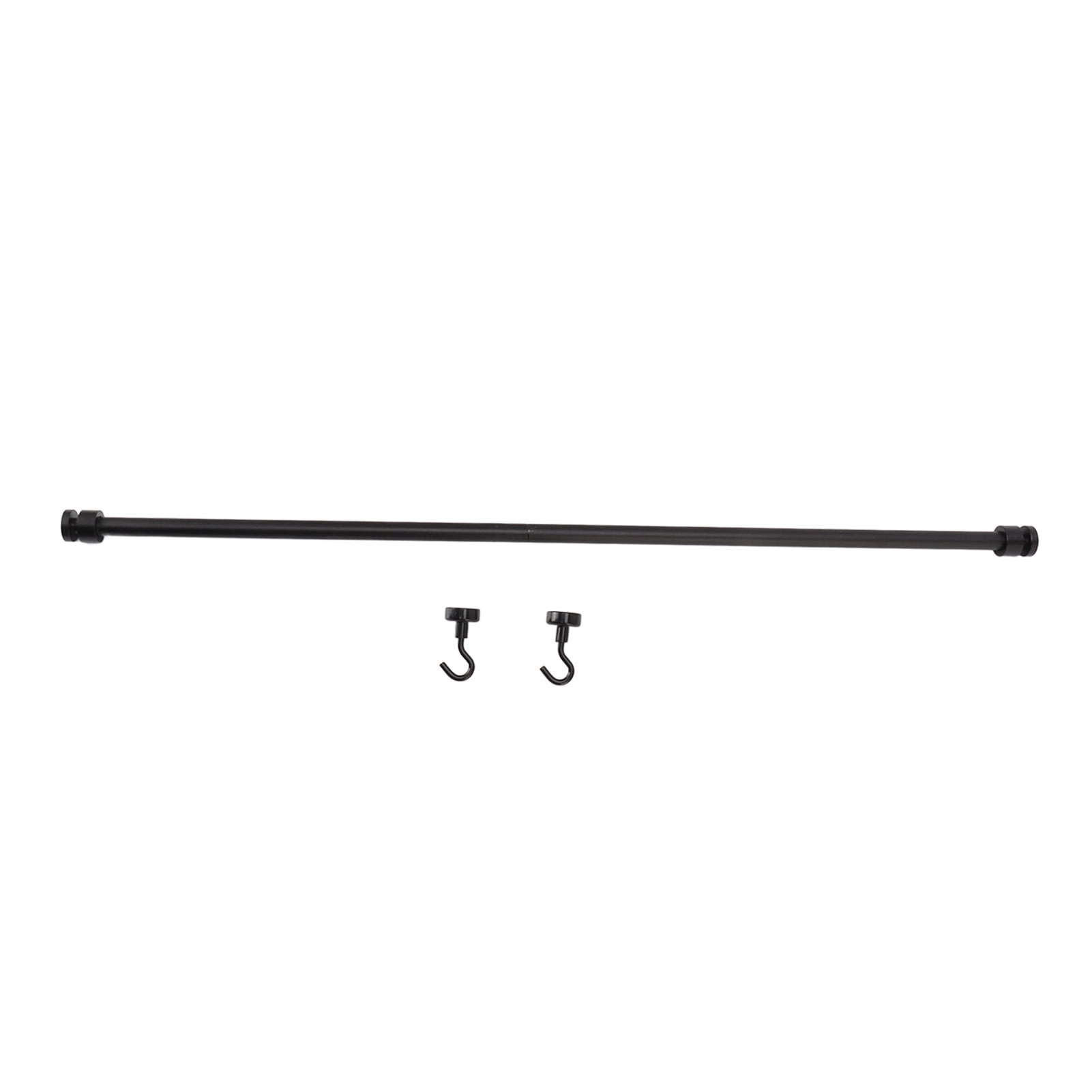 Hanging Rod with Hooks Multifunctional Metal Side Suspension Bar for Outdoor Camping