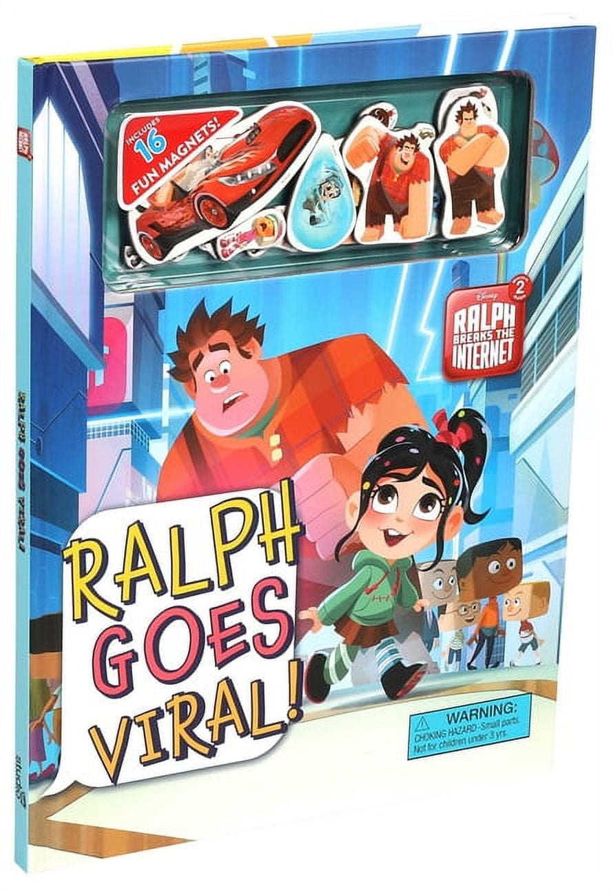 Magnetic Hardcover: Disney Ralph Breaks the Internet: Ralph Goes Viral ...