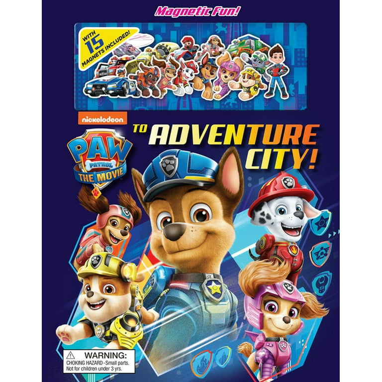 Magnetic Hardcover: Nickelodeon Paw Patrol: The Movie: To Adventure City!  (Board book) 