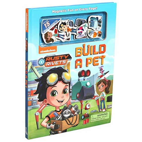 Pre-Owned Nickelodeon Rusty Rivets: Build a Pet (Magnetic Hardcover), 9780794441715, 0794441718, Hardcover,