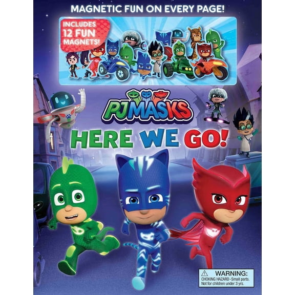 Magnetic Hardcover PJ Masks: Here We Go!, (Paperback)