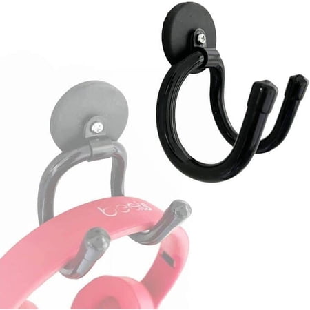 Magnetic Headphone Hanger Stand Mount PC Gaming Headset Headphone Hook, Adjustable Headset Holder - Two Installation Methods - for Computer/Gaming Headsets, Headphone - No Headset