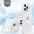 thumbnail image 1 of for Magnetic Heat Dissipatio case for iPhone 14 Pro, Compatible with MagSafe, Cooling Drop Protection, Adjustable Kickstand case, Ice Armour Cool Matte Material Phone Case,White, 1 of 6