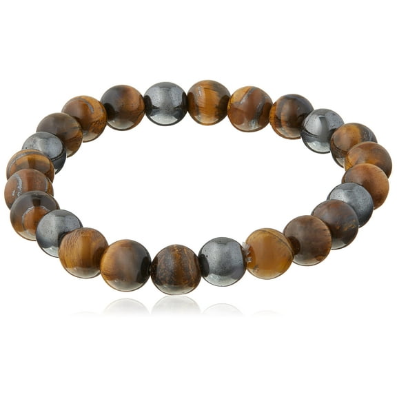 Magnetic Hematite Bracelets, Tigers Eye - Protection/Happiness