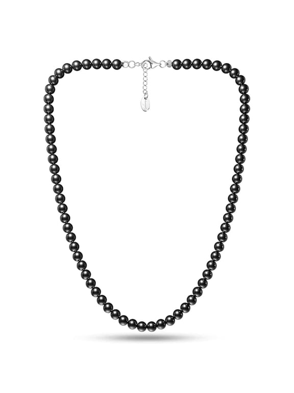Magnetic Hematite Necklace (6mm Round Beads)
