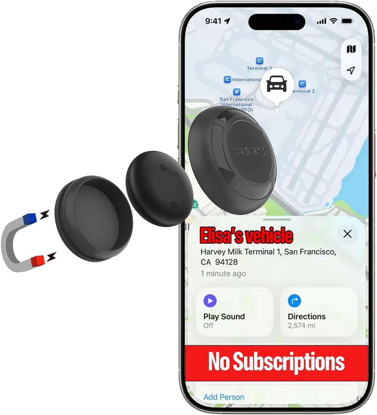 Magnetic Hidden GPS Tracker for Vehicles – 365 Days Battery Life No ...