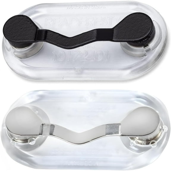 Magnetic Holders for Glasses, 2 Styles Stainless and Black, Badge Holder, Eyeglass Holder, Sunglass Holder, Badge Clip, Nurse Badge Holder, Name Tag, Shirt Clip