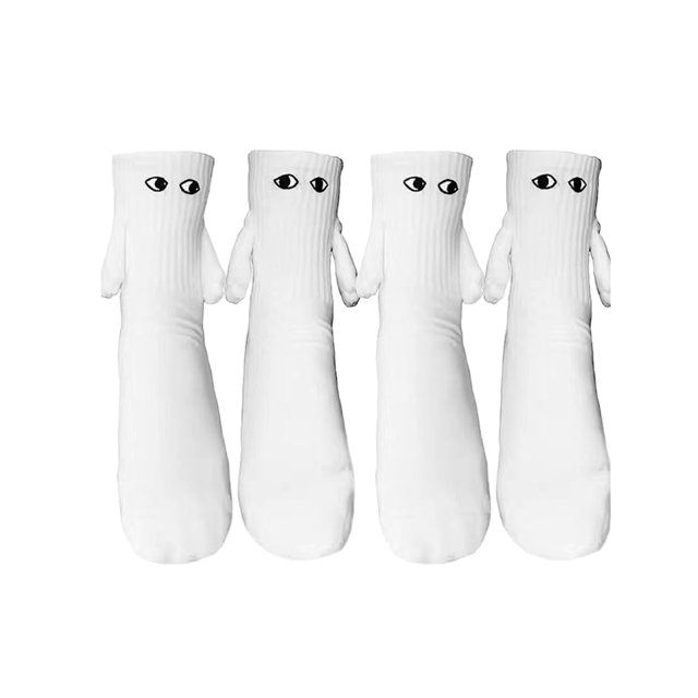 Holding Hands Socks, Novelty Cotton Funny Couple Socks