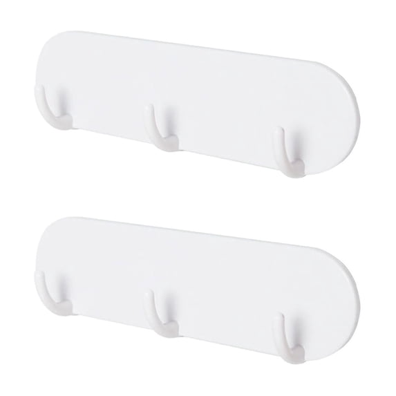 Magnetic Hook for Refrigerator, Heavy Duty Neodymium Adhesive No Drill Wall Hook for Kitchen Storage, 2pc