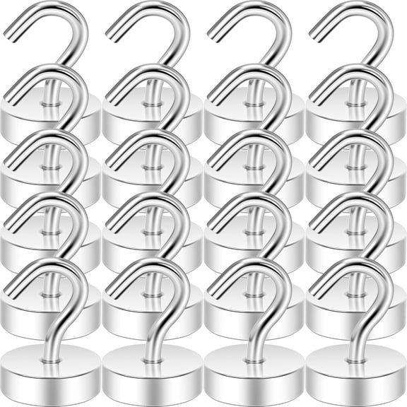 Magnetic Hooks, Cruise Ship Essentials, 40lb+ Heavy Duty Magnetic Hooks for Cruise Cabins, Refrigerator, Grill, Hanging, and Travel