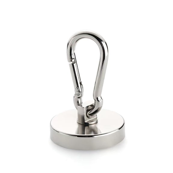 Magnetic Hooks, Heavy Duty Neodymium Magnet Hook, Magnetics for Hanging at Home, Office Locker, Workplace, Refrigerator, Cruise Ship or Travel, 4 Pack