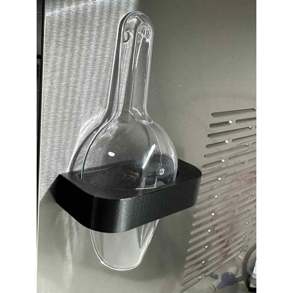 Magnetic Ice Scoop holder for GE Opal Nugget ice makers (Black), standard