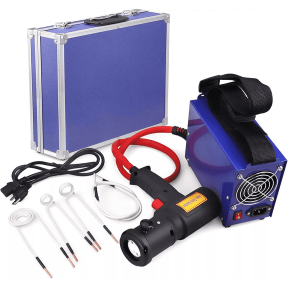 Magnetic Induction Heater Kit, 1500W 110V 4 Coil Rusty Bolt Screw Removing Tool, Handheld Automotive Flameless Heater for Car Truck Boat