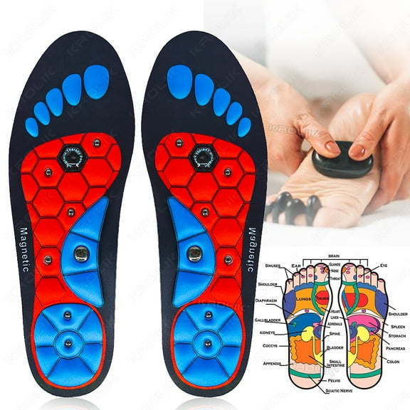 Magnetic Insoles Massage Shoes Insert Massage Insoles Footwear Insole For Men Women Breathable Orthopedic Shoe Insert Pads