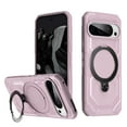 thumbnail image 1 of Magnetic Invisible 360° Rotatable Ring Kickstand for Google Pixel 9 Pro XL Phone Case,Compatible with MagSafe,Military-Grade Protection Shockproof Rugged Heavy Duty Phone Case Cover,Pink, 1 of 6