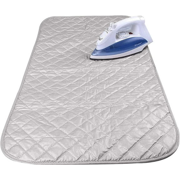 Magnetic Ironing Mat Blanket Ironing Board Replacement, Iron Board Alternative Cover, Portable Travel Ironing Pad, Ironing Pad Cover for Washer, Dryer, Table Top 33"X 19"