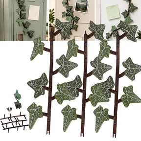 Magnetic Ivy for Fridge 3D Printed Articulating Plant Magnet with Poseable Vines & Realistic Leaves, for Whiteboard, Locker & Cabinet Dcor