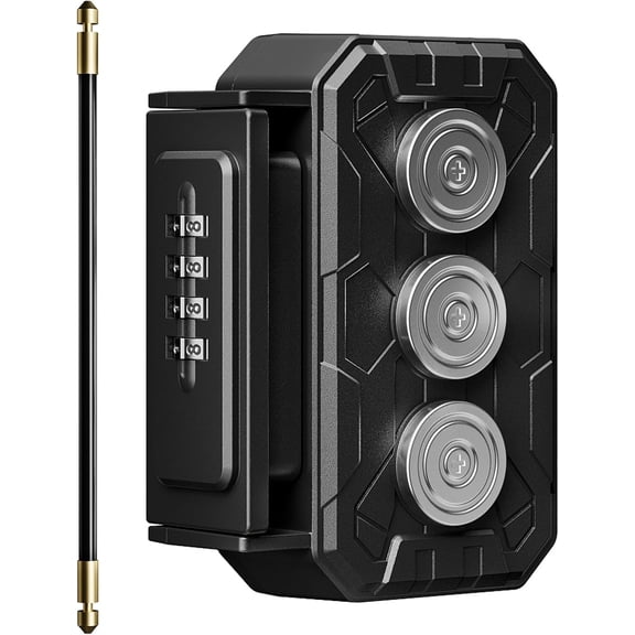 Magnetic Key Box,Hide A Key,Magnet Car Key Holder,Waterproof Hidden Key Holder for Outside Travel,Magnetic Key Holder for Under Car Vehicles (MM2-1, Regular)