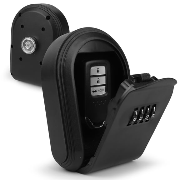 MyMealivos Magnetic Key Box for Under Car, Combination Lock Box Strong Magnet Key Hiders for Outside Storage Under Truck