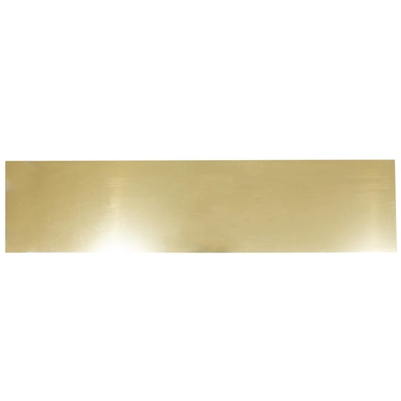 Magnetic Kick Plate, 8" x 34", Polished Brass by Stone Harbor Hardware