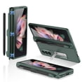 thumbnail image 1 of Magnetic Kickstand Case For Samsung Galaxy Z Fold 3 5G Shockproof Case Cover With S Pen Slot Hinge Protector, 1 of 9