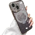 thumbnail image 1 of Magnetic Kickstand Glitter Case for iPhone 15 Plus, [Compatible with Magsafe] [Built-in Camera Lens Protector] Luxury Bling Sparkly Diamond Rhinestones Case for iPhone 15 Plus (Silver), 1 of 12