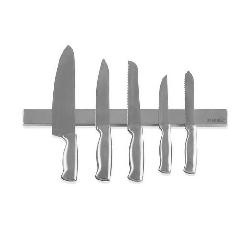 Knife Stand Black 306 Stainless Steel Knife Holder Kitchen Magnetic Knife  Holder Hole Free Installation Super Magnet For Knives