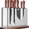 thumbnail image 1 of Magnetic Knife Block, Stainless Steel Magnetic Knife Holder for Kitchen Counter Universal Knife Block Without Knives, Strong Magnet Kitchen Knives Storage Organizer, 1 of 6