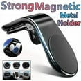 thumbnail image 1 of Magnetic L-Type Universal Phone Holder in Car Phone Stand Clip for Mount Car Magnetic Phone Holder Suit to All Model Cellphone, 1 of 6