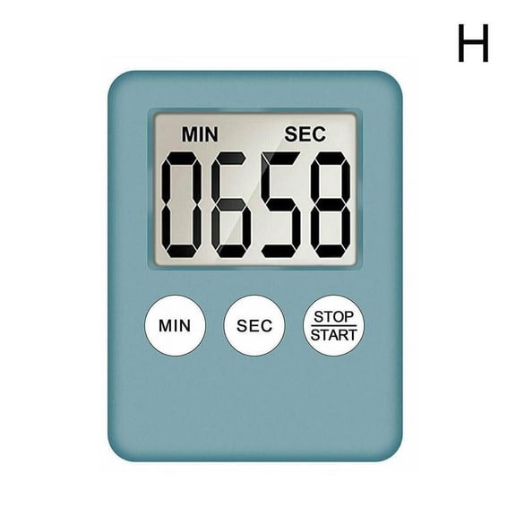 Magnetic LCD Kitchen Timer Large Screen 99 Minute Countdown with Battery Included