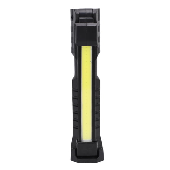 Magnetic LED Work Light Bar with Retractable Hook 360 Rotating Rechargeable Mechanic Flashlight Power Bank for Vehicle Car Emergency Auto Repair Workshop 6.69 Inches / 17 cm Black Single Pack