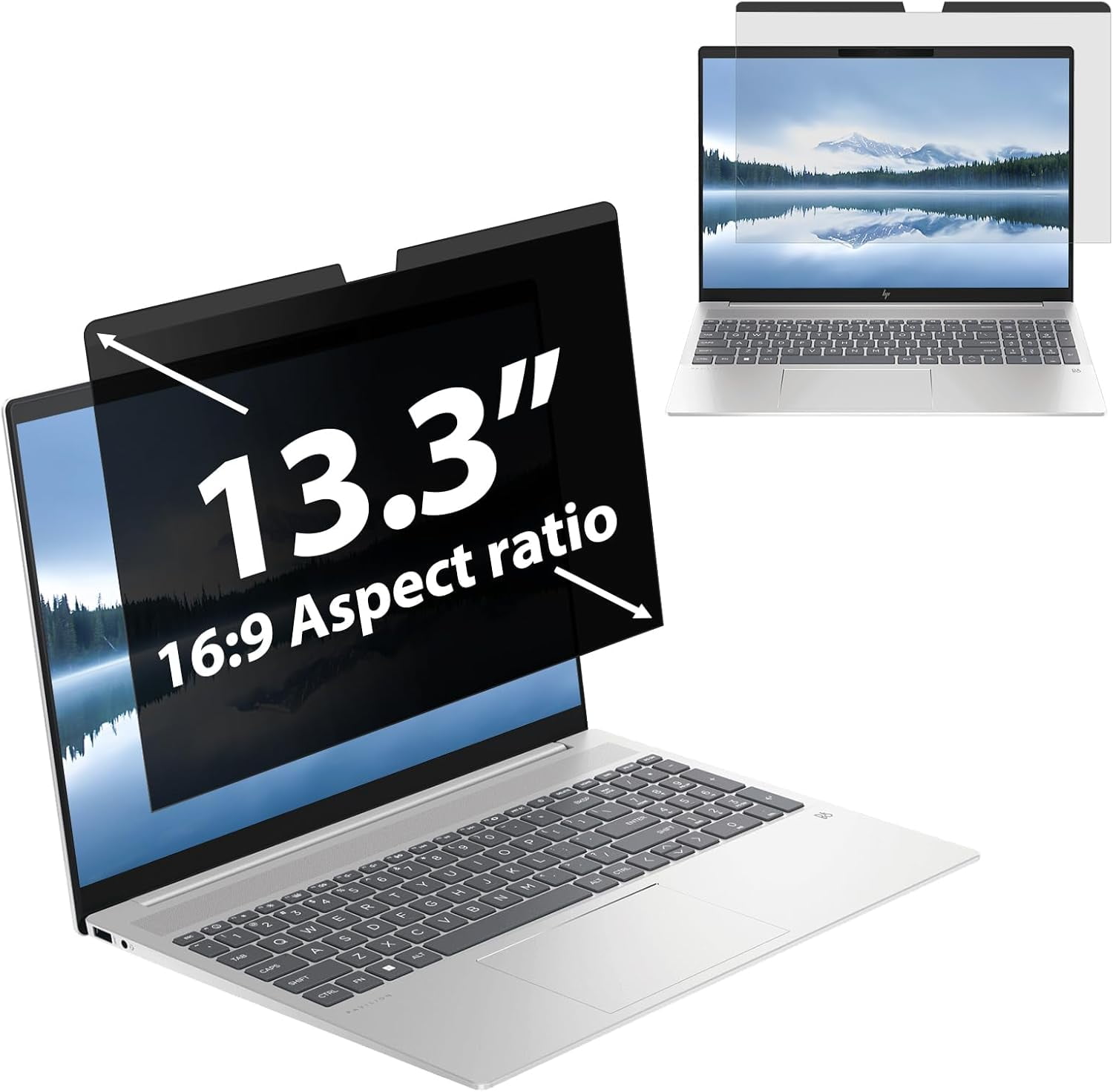 Laptop Privacy Screen Protector 13.3 Inch AntiBlue Light