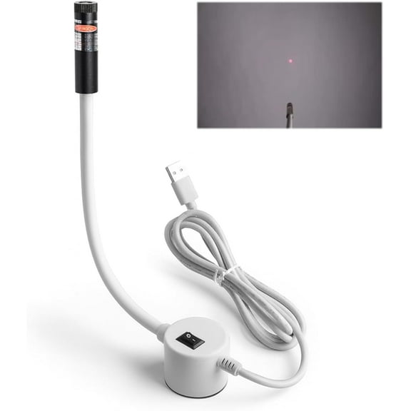 Magnetic Laser Light for Sewing Machine, USB Magnetic Sewing Machine Laser Positioning Light, Red Line Laser Positionings Quilting Lights