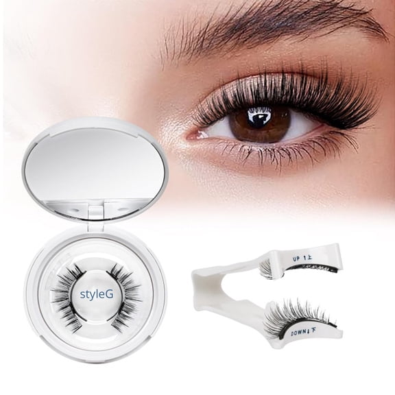 Magnetic Lashes No Glue Needed, Reusable Magnetic Eyelashes, Natural Look Magnetic Eyelash Kit, Fake Lashes Magnetic, Easy to Apply for Daily and Special Occasions