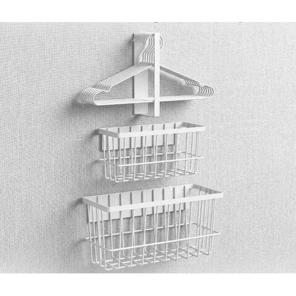 THDFTDT Magnetic Laundry Organizer and Storage - Multi-Purpose Magnetic Holder for Dryer Balls, Dryer Sheets, Lint, Softener Balls, and Laundry Powder, All-in-One Laundry Room Organization Solution