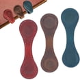 thumbnail image 1 of Magnetic Leather Bookmarks,3 PCS Personalized Vintage Bookmarks for Reading Book Accessories Page Markers Convenient Book Mark Clip Gift for Book Lover Readers Men Women Student, 1 of 7
