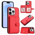 thumbnail image 1 of Magnetic Leather Phone Wallet Case Card Slot Shockproof Flip Back Cover For iPhone 16 15 14 13 12 11 Mini Pro Plus ProMax XR XS XSMax 7Plus 8Plus 7G 8G, 1 of 12
