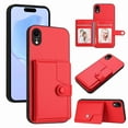 thumbnail image 1 of Magnetic Leather Phone Wallet Case Card Slot Shockproof Flip Back Cover For iPhone 16 15 14 13 12 11 Mini Pro Plus ProMax XR XS XSMax 7Plus 8Plus 7G 8G, 1 of 12