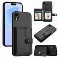 thumbnail image 1 of Magnetic Leather Phone Wallet Case Card Slot Shockproof Flip Back Cover For iPhone 16 15 14 13 12 11 Mini Pro Plus ProMax XR XS XSMax 7Plus 8Plus 7G 8G, 1 of 12