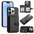 thumbnail image 1 of Magnetic Leather Phone Wallet Case Card Slot Shockproof Flip Back Cover For iPhone 16 15 14 13 12 11 Mini Pro Plus ProMax XR XS XSMax 7Plus 8Plus 7G 8G, 1 of 12