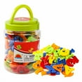 thumbnail image 1 of Magnetic Letters Numbers Alphabet ABC 123 Fridge Magnets Plastic Educational Toy Set Preschool Learning Spelling Counting Uppercase Lowercase Math for 3 4 5 Years Kids(78 pcs), 1 of 6