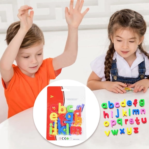 Letters Numbers Alphabet Fridge ABC 123 Preschool Educational Learning Colorful Toy Set Uppercase Lowercase Math Symbols for Kids